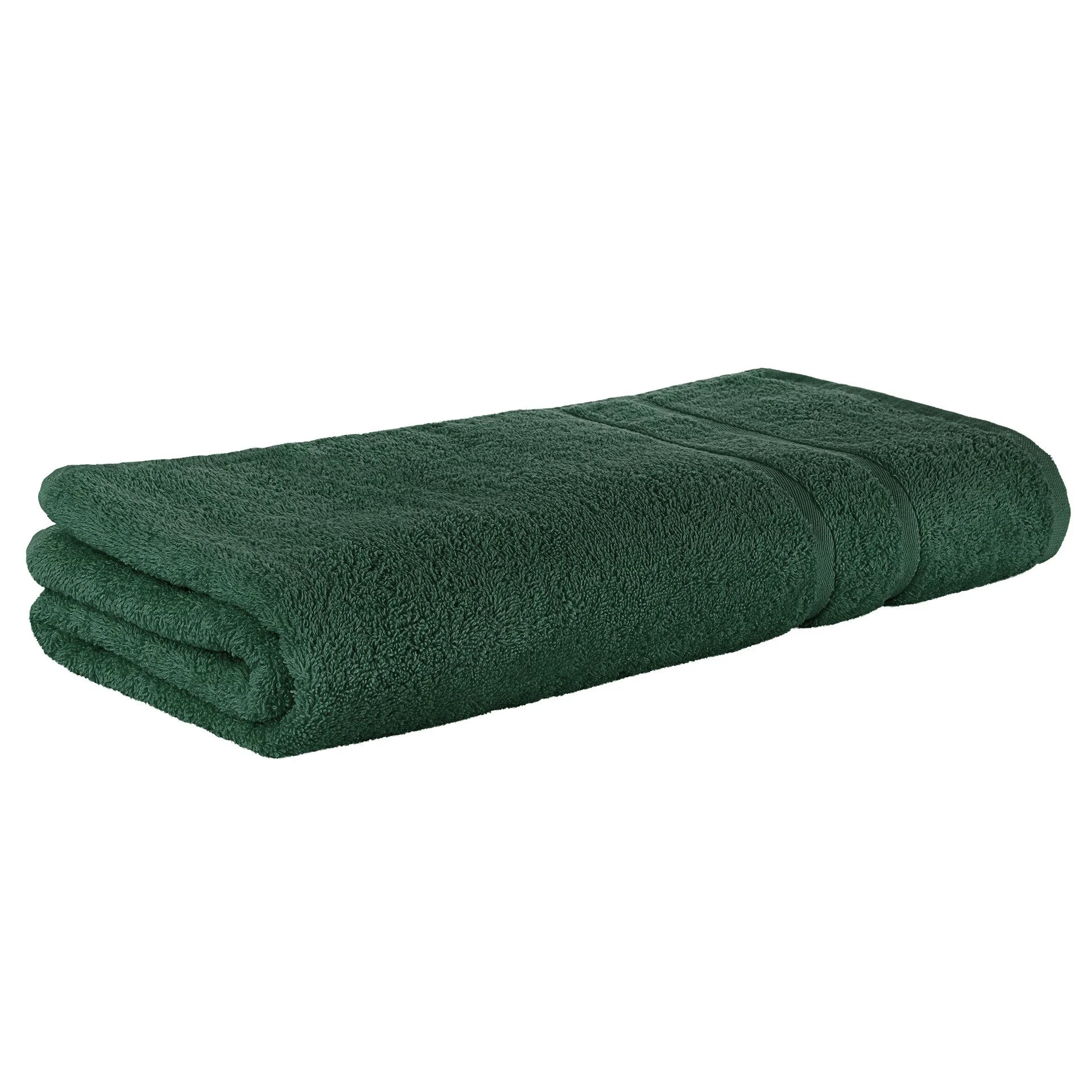 STICKANDSHINE Frottee-Handtücher – Dunkelgrün, 100% Baumwolle, 500 g/m²